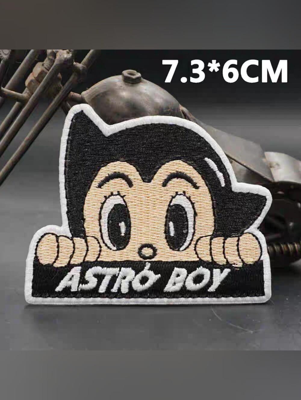 Astro Boy Embroidered Iron-On Patch New NWOT 7.3x6cm Badge Applique Mighty Atom